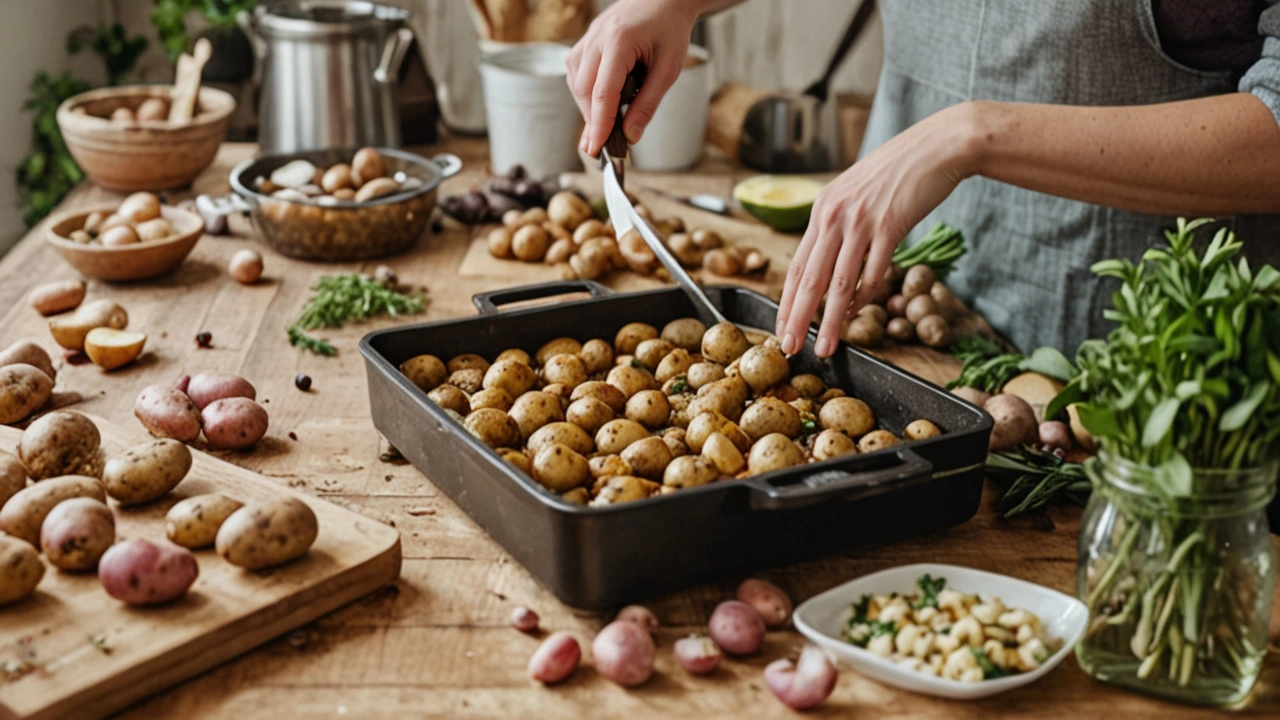 Recepty z malých brambor: co připravit a jak je využít