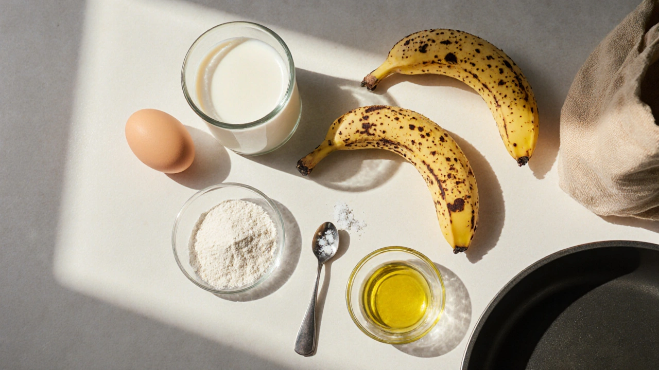 Jednoduchý recept na banánové palačinky - krok za krokem