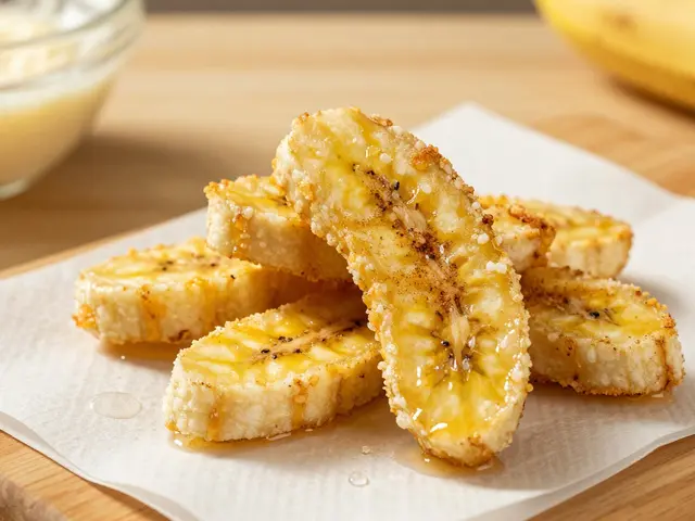 Jak udělat smažený banán: jednoduchý recept na sladkou pochutinu